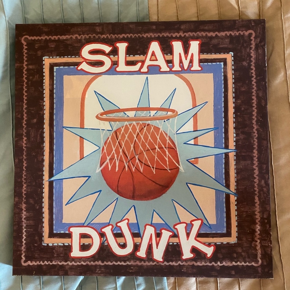 Basketball wall art